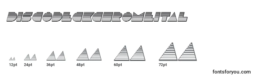 Discodeckchromeital Font Sizes