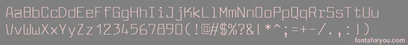 Larabiefont Font – Pink Fonts on Gray Background
