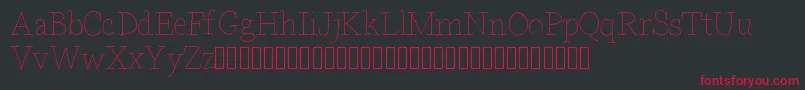 Bdparisdemo Font – Red Fonts on Black Background