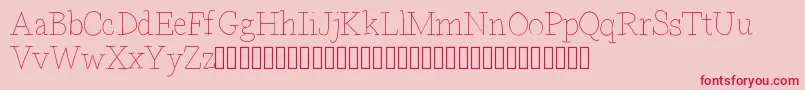 Bdparisdemo Font – Red Fonts on Pink Background