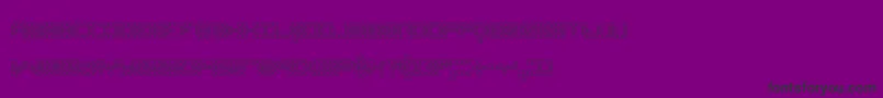 fuente Konecto2 – Fuentes Negras Sobre Fondo Morado