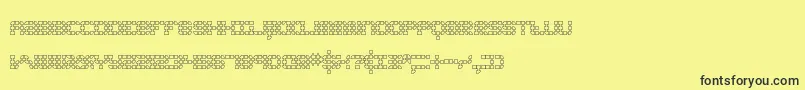 Konecto2 Font – Black Fonts on Yellow Background