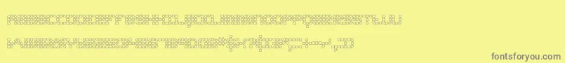 Konecto2 Font – Gray Fonts on Yellow Background