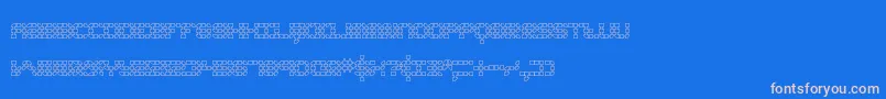 Konecto2 Font – Pink Fonts on Blue Background