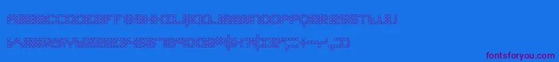 fuente Konecto2 – Fuentes Moradas Sobre Fondo Azul