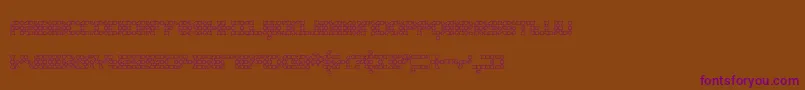 Konecto2 Font – Purple Fonts on Brown Background