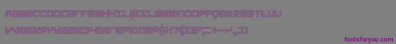 Konecto2 Font – Purple Fonts on Gray Background