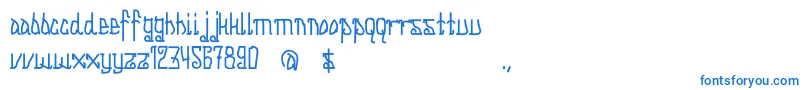 IchBinEndie-Schriftart – Blaue Schriften