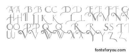 LarkinCapitals Font