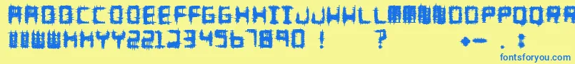 Más sobre la fuente Melee fuente Melee – Fuentes Azules Sobre Fondo Amarillo