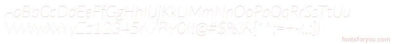 LatoHairlineitalic Font – Pink Fonts