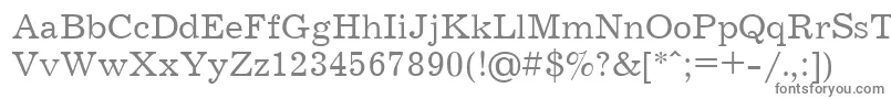 フォントJournalCyrillic – 灰色のフォント