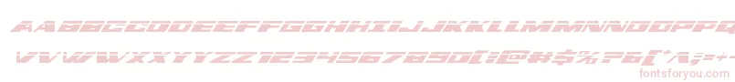 Dassaultlaserital-Schriftart – Rosa Schriften auf weißem Hintergrund