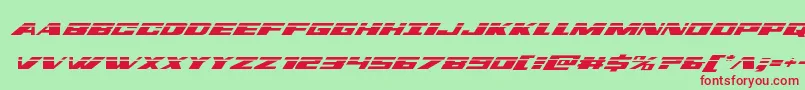 Dassaultlaserital Font – Red Fonts on Green Background