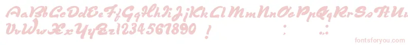 Подробнее о шрифте DerniereScript Шрифт DerniereScript – розовые шрифты