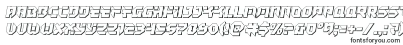 フォントTokyodrifter3D – フォントの形