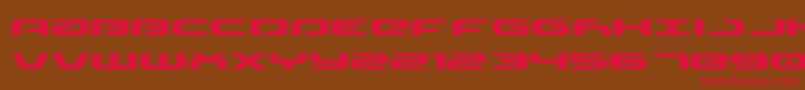 Шрифт Driveexpand – красные шрифты на коричневом фоне