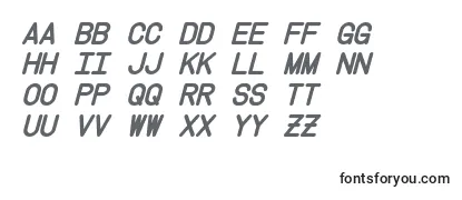 InstructionBoldItalic Font