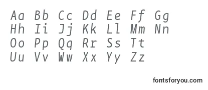 BpmonoItalic Font