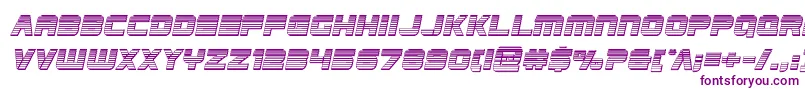Edgeracerchromeital Font – Purple Fonts on White Background