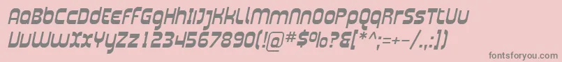 SfplasmaticaItalic Font – Gray Fonts on Pink Background