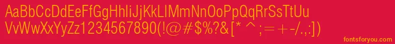 More about Swiss721LightCondensedBt Font Swiss721LightCondensedBt Font – Orange Fonts on Red Background