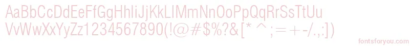 Swiss721LightCondensedBt Font – Pink Fonts