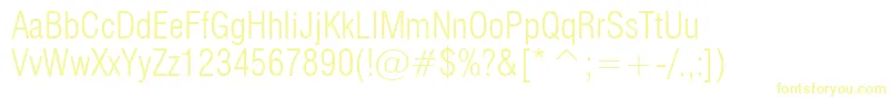 Swiss721LightCondensedBt Font – Yellow Fonts