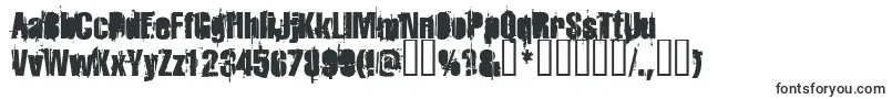 Strokeybacon-fontti – rikkinäiset fontit