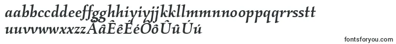 Шрифт KallosmditcTtMediumitalic – фризские шрифты