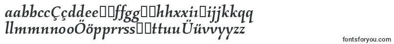 KallosmditcTtMediumitalic-Schriftart – aserbaidschanische Schriften