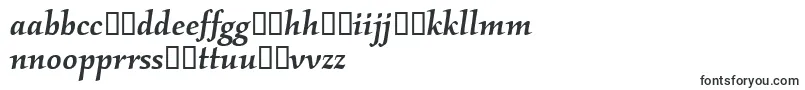 Шрифт KallosmditcTtMediumitalic – эсперанто шрифты