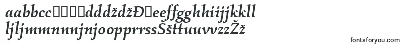KallosmditcTtMediumitalic-Schriftart – bosnische Schriften