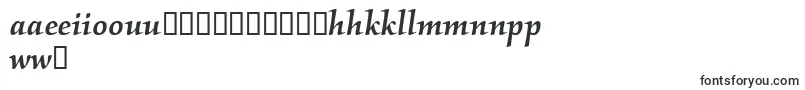 Шрифт KallosmditcTtMediumitalic – гавайские шрифты