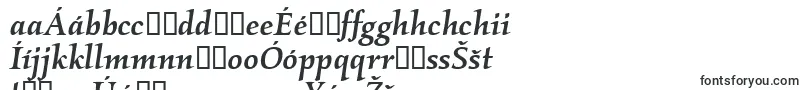 Шрифт KallosmditcTtMediumitalic – чешские шрифты
