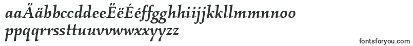 フォントKallosmditcTtMediumitalic – マケドニア文字