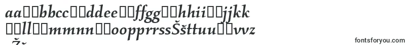 KallosmditcTtMediumitalic-Schriftart – lettische Schriften