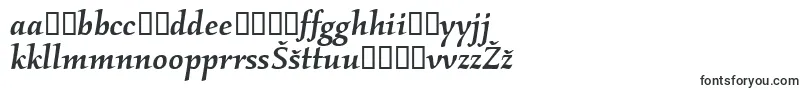 Шрифт KallosmditcTtMediumitalic – литовские шрифты
