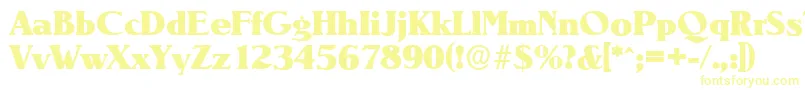 NevadaserialHeavyRegular Font – Yellow Fonts