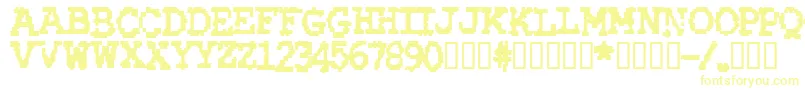 RubberBiscuitBold Font – Yellow Fonts