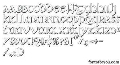  Foucault3D font