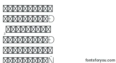 AileronThin font – serbian Fonts