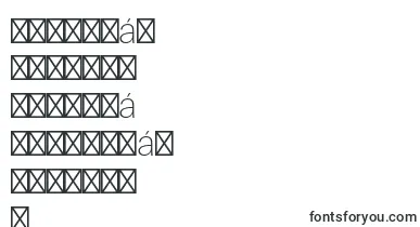 AileronThin font – burmese Fonts