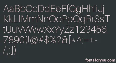 AileronThin font – Pink Fonts On Black Background