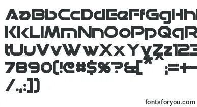  Datacron font