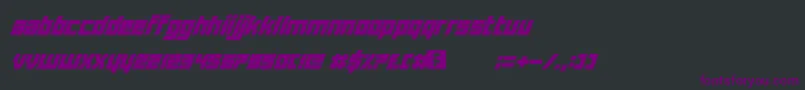 DistortionOfTheBrainAndMind Font – Purple Fonts on Black Background