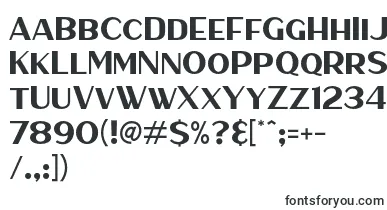 HaarlemSans font – Fonts Starting With H