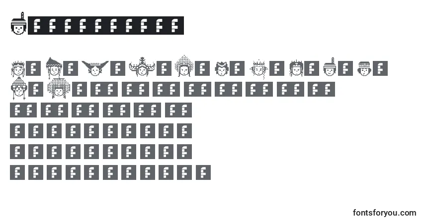 IwPixelated Font – alphabet, numbers, special characters