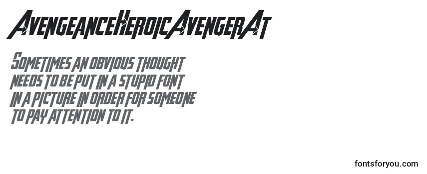 AvengeanceHeroicAvengerAt (100311)-fontti
