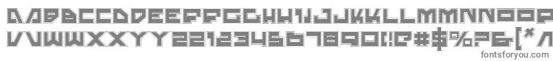 フォントTrajiaPro – 白い背景に灰色の文字